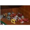 Image 2 : NOAH'S ARK (BROKEN LEGS ON ANIMALS), VINTAGE METAL RACING HORSES & DIE-CAST TOY FIRE TRUCKS