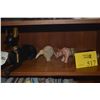 Image 1 : ANUBIS SCULPTURE & CARVED STONE ANIMALS (4 PCS)