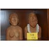 Image 1 : 1976 (MADIAS) WOOD CARVING (2 PCS)