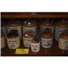 Image 1 : COLLECTION OF VINTAGE PLATTE VALLEY STRIGHT CORN WHISKEY CERAMIC JUGS (11 PCS)
