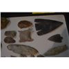 Image 5 : COLLECTION OF ARROWHEADS & STONE IMPLEMENTS (22 PCS) (DOES NOT INCLUDE CASE)