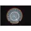Image 5 : 7 3/4" CHINESE BLUE & WHITE PORCELAIN BOWL & 11" BLUE & WHITE PORCELAIN CHARGER (2 PCS) (DOES NOT IN