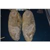 Image 4 : MOCCASINS, HIDE LINED W/FUR & INTRICATE SEED BEADWORK
