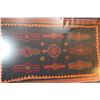 Image 2 : KOA FRAMED TRADITIONAL PALESTINIAN EMBROIDERY (31" X 23 1/2")