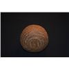 Image 5 : SMALL HAND WOVEN NATURAL FIBER BASKET W/HERRINGBONE PATTERN, HAND WOVEN COILED BASET BOWL, CARVED SP