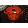 Image 3 : COLLECTION OF VINTAGE ENAMEL COOKWARE & KETTLE (2 DANSK) (5 PCS)