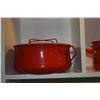 Image 8 : COLLECTION OF VINTAGE ENAMEL COOKWARE & KETTLE (2 DANSK) (5 PCS)