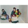Image 2 : ROYAL DOULTON FIGURINES, "SILK & RIBBONS" & "THE OLD BALLON SELLER" (2 PCS)