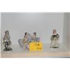Image 1 : HAND PAINTED PORCELAIN FIGURES (3 PCS)