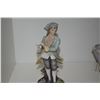 Image 6 : HAND PAINTED PORCELAIN FIGURES (3 PCS)
