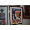 Image 1 : FRAMED ART PRINT OF THE NEW YORKER MAGAZINE FROM APRIL 25, 1925