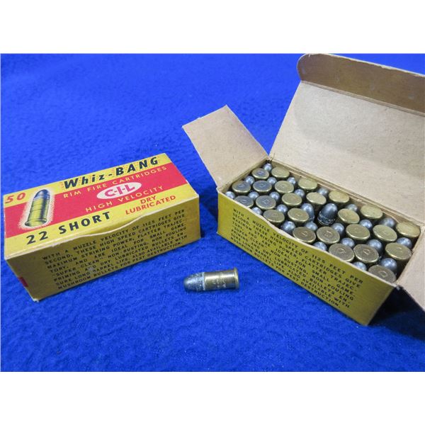 Collector Ammo - 22 Short HV Whiz-Bang CIL Cartridges (Pick Up Only)