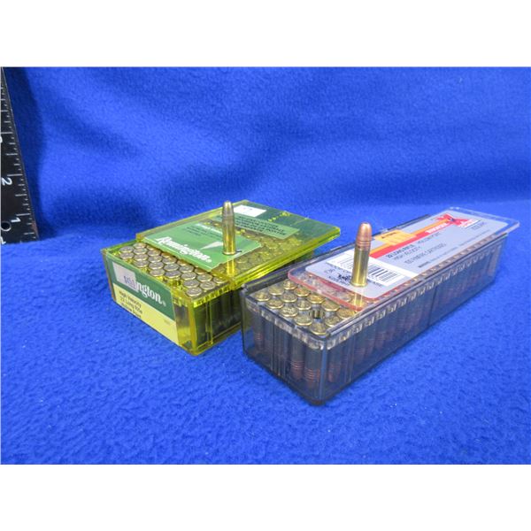 22 LR HV HP Cartridges - Box of 100 (Rem. 36gr), Box of 100 (Win.) (Pick Up Only)