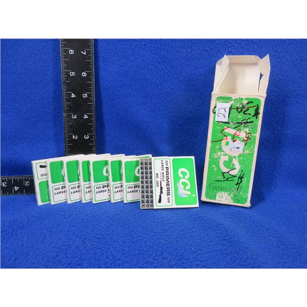 CCI No. 200 Large Rifle Primers - 8 Boxes of 100, Box of 82 (Pick Up Only)