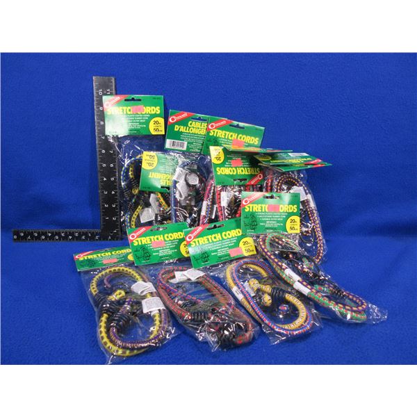 NEW - 12 Packages Coghlan's Stretch Cords - 20" Length - 2 Per Package