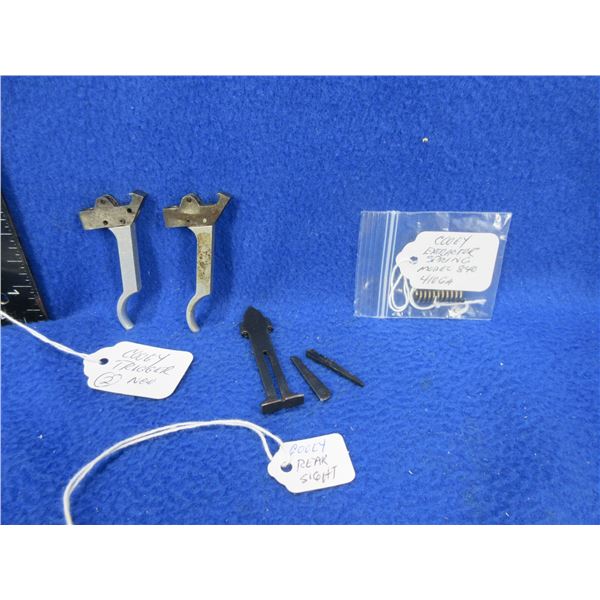 Cooey Parts - 2 Triggers, Rear Sight with 2 Ramps, 410 Ga. Model 840 Extractor Spring