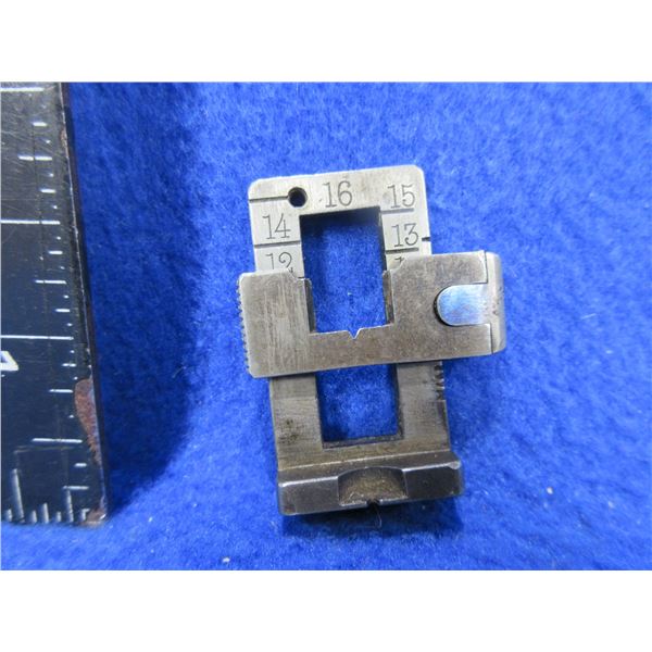 Mauser 1894 Rear Sight Assembly - Serial # 274