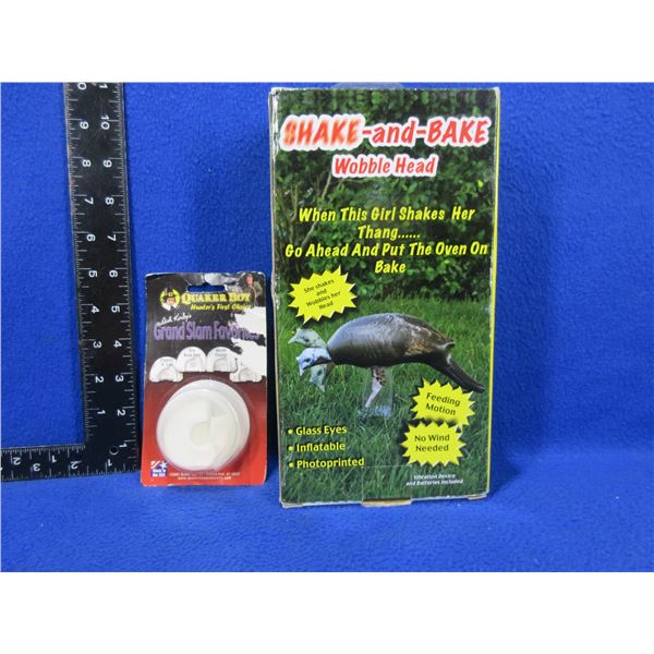 Shake & Bake Wobble Head Turkey & Dick Kirby's Grand Slam Favorites Turkey Calls