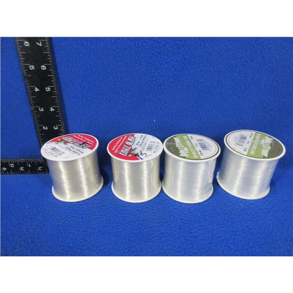 4 Sealed Spools Eagle Claw Fishing Line - 2 Spools 8#, 2 Spools 20#