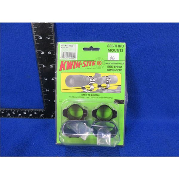Kwik-Site See-Thru Mounts Model KS-RU96 - New Old Stock