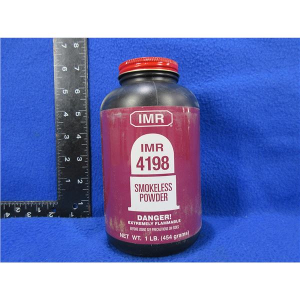 IMR 4198 Smokeless Powder - Sealed 1 lb Tub (Pick Up Only)
