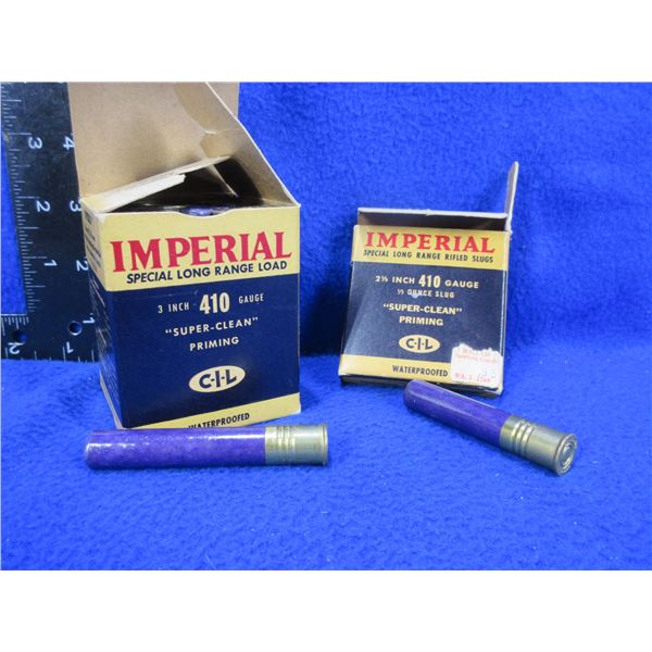 Collector Ammo - 410 Ga. Imperial Paper Shotshells (Pick Up Only)