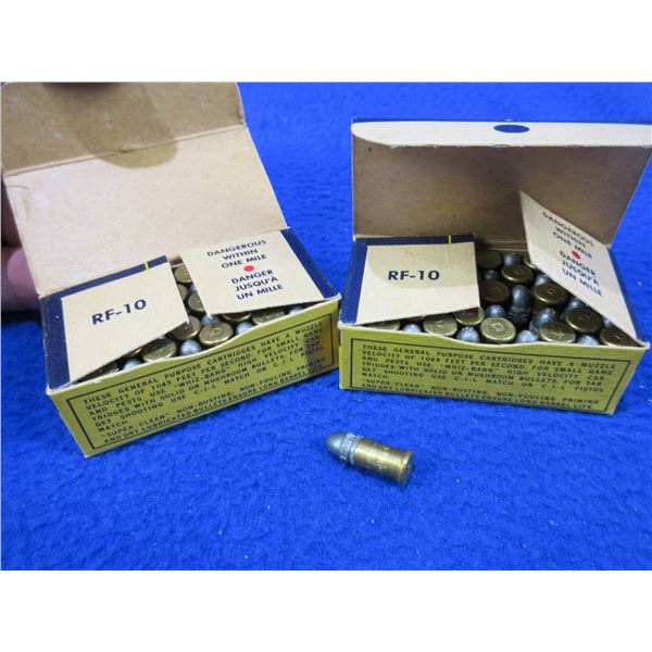 Collector Ammo - 22 Short SV Super-Clean CIL Cartridges - 2 Boxes of 50 (Pick Up Only)