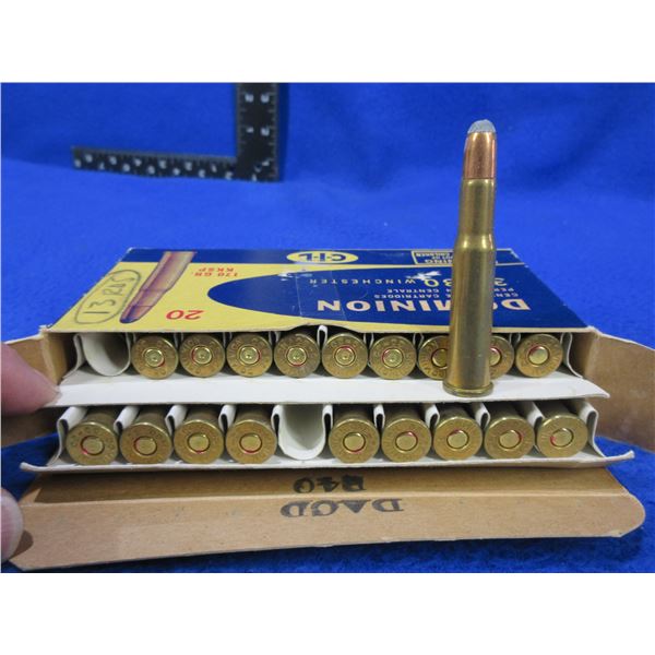 Collector Ammo - 30-30 Win. 170gr KKSP Dominion Cartridges (Pick Up Only)