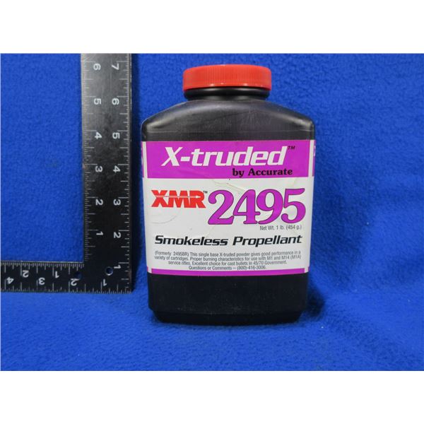X-truded by Accurate XMR 2495 Powder - Sealed 1 lb Tub (Pick Up Only)