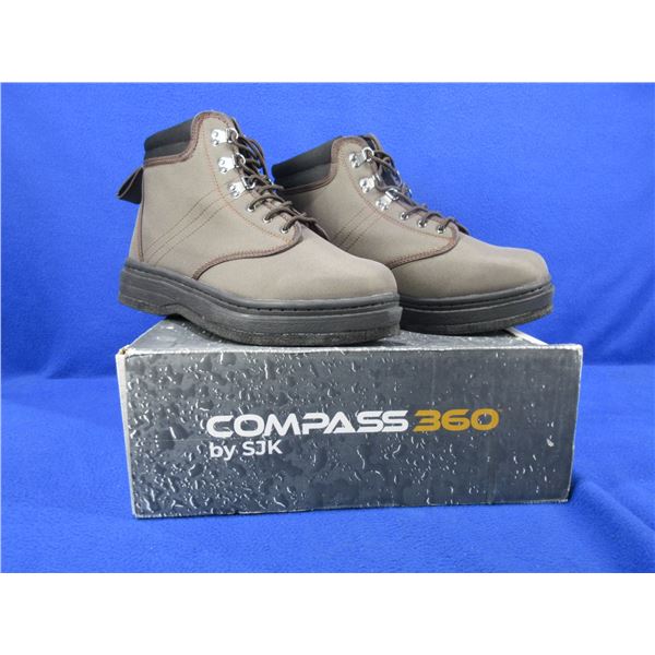 NEW - Compass 360 by SJK Stillwater II Felt Sole Wading Shoes - Size 13