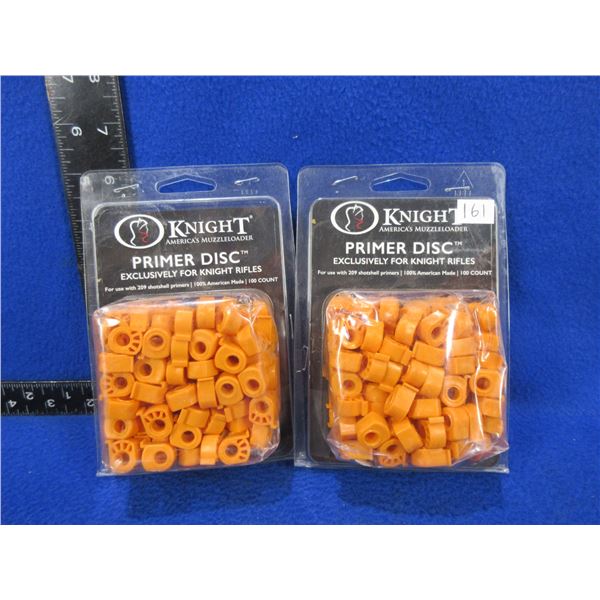 Knight 209 Primer Disc - Exclusively for Knight Rifles - 2 Boxes of 100