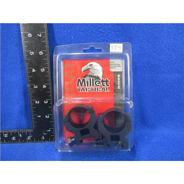 NEW - Millet Tactical Detachable 30MM Medium Matte Rings