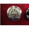 Image 2 : 39 RCMP Buttons by Various Manufacturers in Wood & Plexiglass Display Case