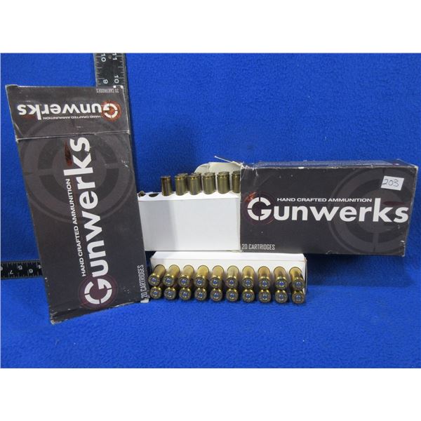 300 Win. Mag 190gr HPBT Gunwerks Cartridges - Box of 20, Box of 11 (Pick Up Only)