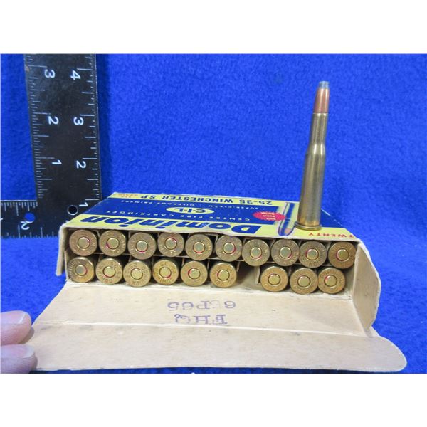 Collector Ammo - 25-35 Win. 117gr SP CIL Cartridges - Box of 20 (Pick Up Only)
