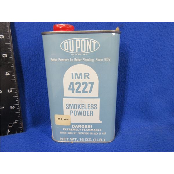 DuPont IMR 4227 Powder - 358 Grams Including Tin (Pick Up Only)