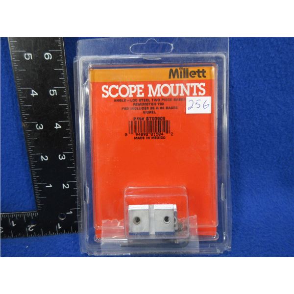 NEW - Millet Scope Angle-Loc Steel Two Piece Bases for Rem. 700 (35 & 36 Bases)