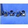 Image 1 : 2 Pairs of 1" Medium Steel Rings