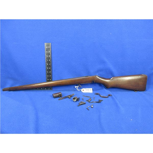 Stock Only - Ross 1912 Military Training Rifle Stock with Misc. Parts