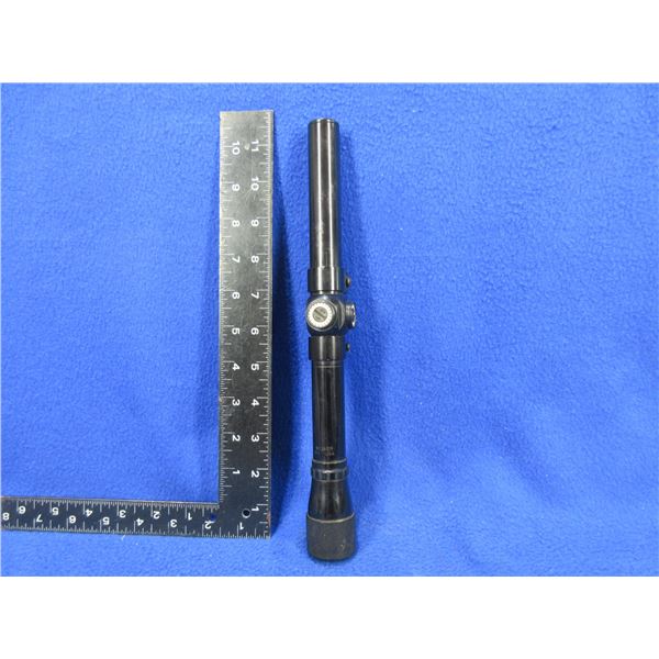 Vintage Weaver D4 Scope with 7/8" .22 Rings - Appears Clear, Standard Reticle