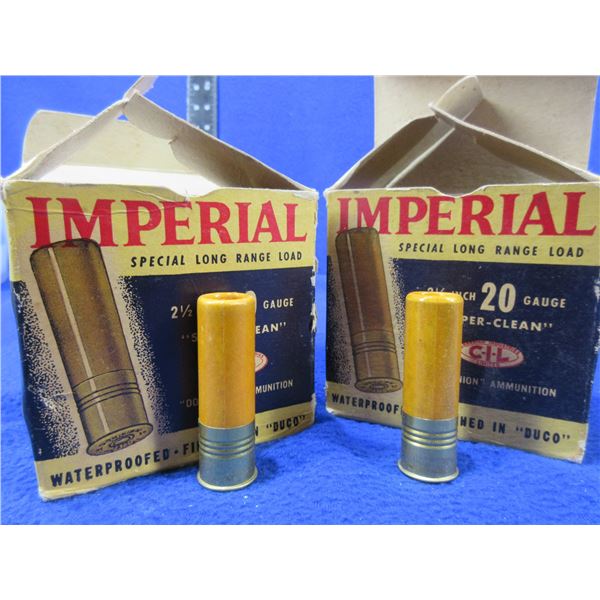 Collector Ammo - 20 Ga. 2 1/2" Imperial Paper Shotshells (Pick Up Only)