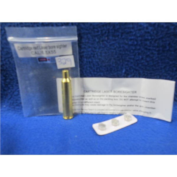 NEW - 6.5X55 Cartridge Red Laser Bore Sight with Batteries