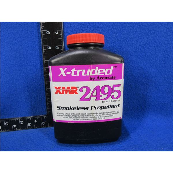 X-truded by Accurate XMR 2495 Powder - Sealed 1 lb Tub (Pick Up Only)