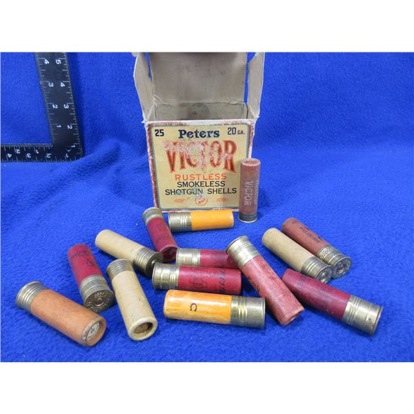 Collector Ammo - 20 Ga. 2 1/2" 7 1/2 Shot Peters Paper Shotshells (Pick Up Only)
