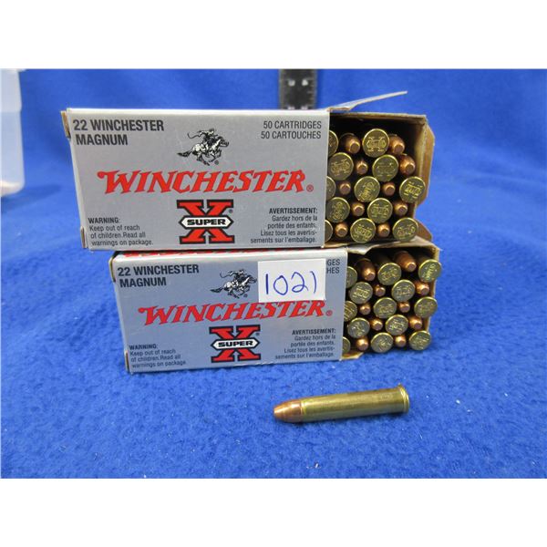 22 WMR 40gr FMJ Winchester Cartridges - 2 Boxes of 50 (Pick Up Only) — image 22