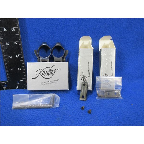 Kimber 1" Steel Rings and Bases with Screws