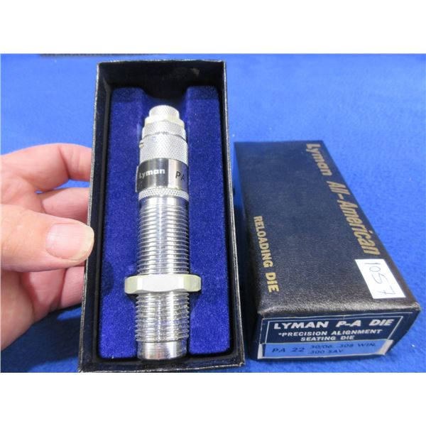 Lyman All-American 30-06/308/300 Sav. Precision Alignment Seating Die PA 22