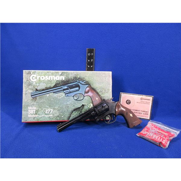 No PAL Required - Crosman Model 38T Pellgun Revolver in .177 Cal.