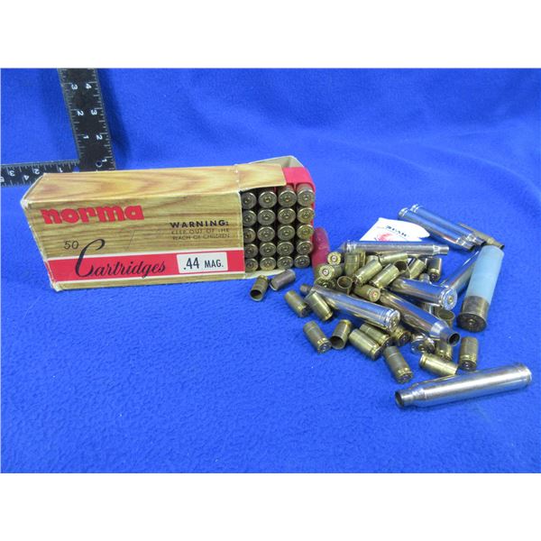 Unprimed Brass Only - 44 Mag x 40, 7MM STW x 9, 9MM x 31, 222 Rem. x 4