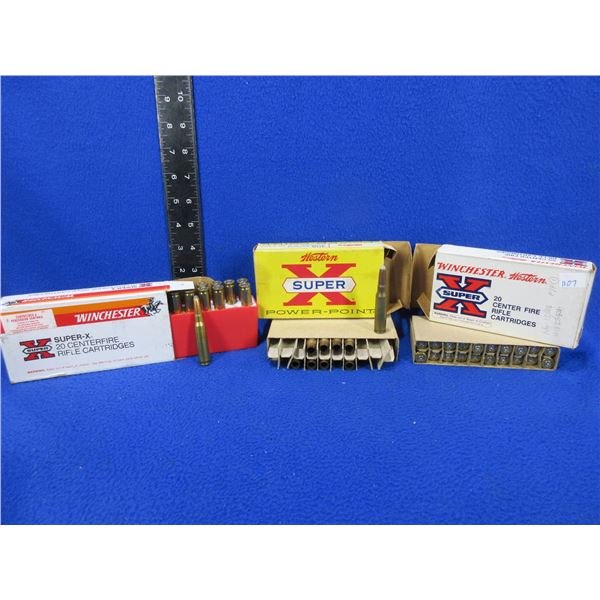 308 Win. 180gr Winchester Cartridges - Box of 25, box of 1 + 9 Brass, 1 Box of 20 Brass (Pick Up Onl